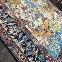 1930 TABRIZ RUG 4’ 6” x 6’ 2” (FEA#792)