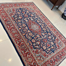 1950 PERSIAN KASHAN RUG 4’ 5” x 6’ 6” (MED.FEA.650)