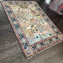 1930 TABRIZ RUG 4’ 7” x 6’ 5” (FEA#790)