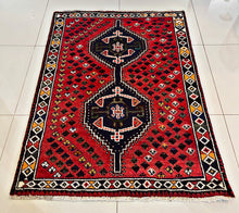 1970 SHIRAZ RUG 3’ 4” x 4’ 10” (MED.244)