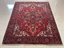 1950 HERIZ RUG 4’ 11” x 6’ 4” (MED/FEA:6164)