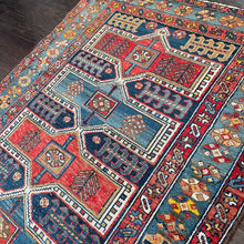 1930 SHAHSAVAN RUG 3’ 10” x 6’ 1” (MED/FEA#7216)