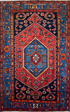 1930 ZANJAN RUG 4’ 4” x 6’ 6” (MED/FEA#948)