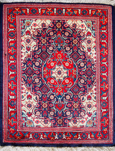 1960 SAROOGH RUG 2’ 1” x 2’ 6” (SMA#5531)