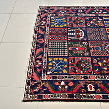 1930 BAKHTIARI RUG 5’ x 6’ 10” (MED.FEA.185)