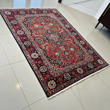 1970 TABRIZ RUG 4’ 8” x 6’ 6” (MED/FEA#569)