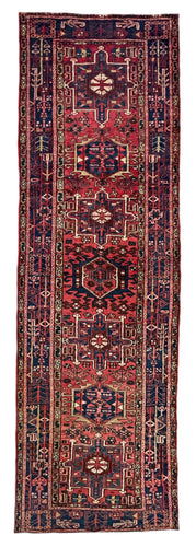 1940 PERSIAN QARAJEH RUG 3’ 5” x 10’ 10” (RUN.FEA.988)