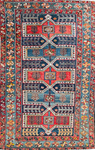 1930 SHAHSAVAN RUG 3’ 10” x 6’ 1” (MED/FEA#7216)