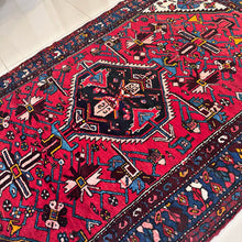 1930 BAKHTIARI RUG 4’ 4” x 6’ 5 (MED.FEA.6786)