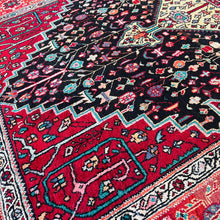 1950 BIDJAR RUG 4’ 5” x 6’ 8” (FEA.MED#1288)