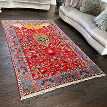 1970 NAHAVAND RUG 5’ x 7’ 10” (MED/FEA#1550)