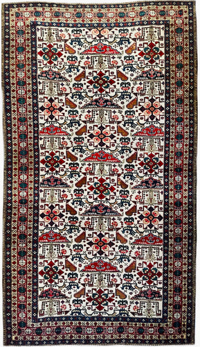 1950 SHIRVAN RUG 5’ 6” x 9’ 8” (MED.70)