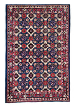 1960 PERSIAN VARAMIN RUG  3’ 3” x 5’ 1” (MED.FEA.6179)