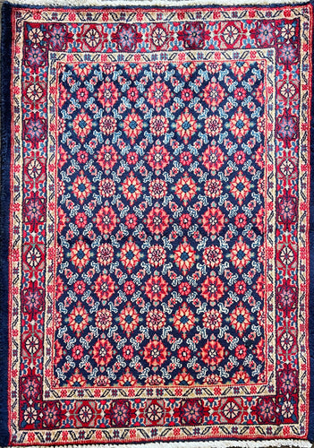 1960 SAROOGH RUG 2’ 3” x 3’ 1” (SMA#937)