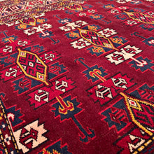 1940 YOMUD RUG 3’ 10” x 5’ 6” (MED.FEA#159)