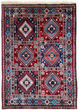 1970 YALAMEH RUG 3’ 5” x 5’ (MED.FEA.2951)