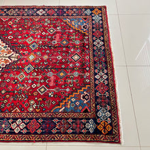 1930 AFSHAR RUG 4’ 3” x 6’ 7” (MED/FEA#53612)