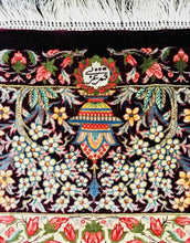 1990 Qom Rug 4’ 6” x 6’ 6” (FEA#789)