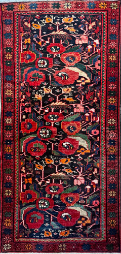 1940 SHAHSAVAN RUG 3’ 5” x 6’ 11” (MED#5884)