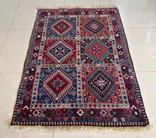 1950 YALAMEH RUG 3’ 4” x 4’ 10” (MED.FEA#2950)