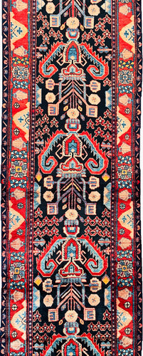 1960 NAHAVAND RUG 3’ 6” x 16’ (RUN#5916)