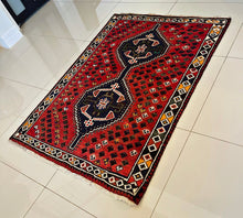 1970 SHIRAZ RUG 3’ 4” x 4’ 10” (MED.244)