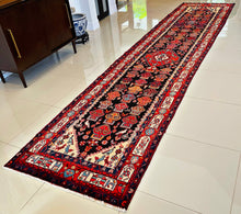 1960 PERSIAN NAHAVAND RUG 3’ 5” x 15’ 10” (RUN.313)