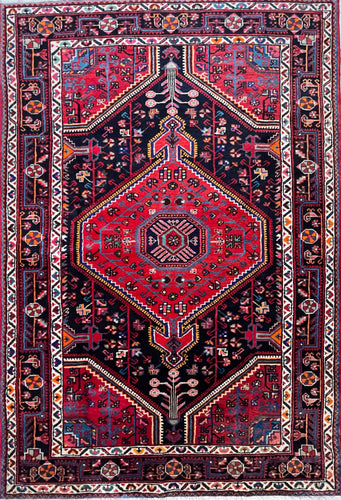 1960 TUYSERKAN RUG 4’ 6” x 6’ 6” (MED/FEA#21701)