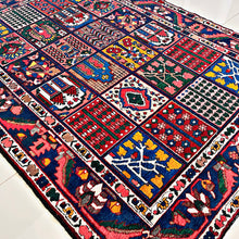 1930 BAKHTIARI RUG 5’ x 6’ 10” (MED.FEA.185)