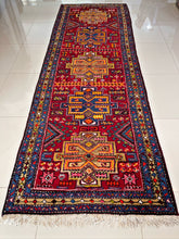 1930 ANTIQUE PERSIAN HERIZ RUG 3’ 8” x 10’ 6” (RUN.FEA.38106)