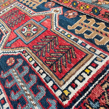 1930 SHAHSAVAN RUG 3’ 10” x 6’ 1” (MED/FEA#7216)