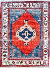 1980 BAKHSHAYESH RUG 4’ 6” x 6’ 2” (FEA.MED. GERO-001)