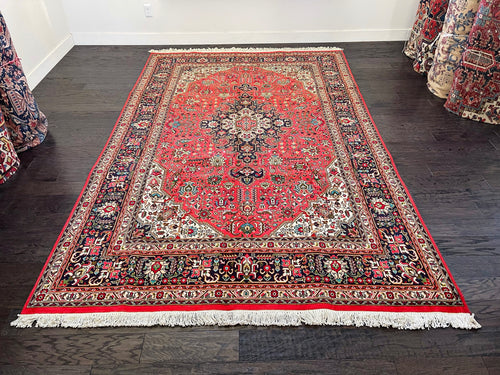 1950 TABRIZ RUG 6’ 7” x 10’ (LAR#558)