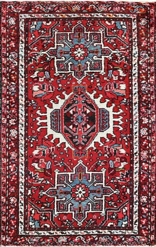 1930 QARAJEH RUG 2’ 5” x 3’ 10” (SMA303)