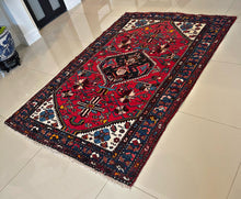 1930 BAKHTIARI RUG 4’ 4” x 6’ 5 (MED.FEA.6786)