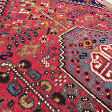 1970 QASHQAEI SHIRAZ RUG 3’ 3” x 4’ 8” (MED.241)