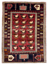 1970 SHIRAZ RUG 4’ x 5’ 3” (MED.256)