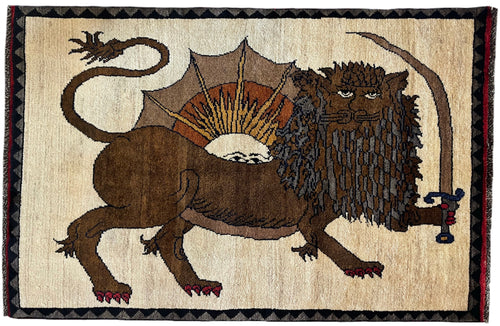 1970 QASHQAI RUG 3’ 3” x 5’ 1” (MED.2355)