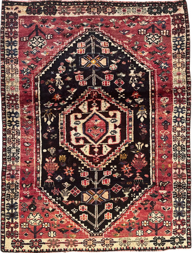 1960 SHIRAZ RUG 3’ 7” x 4’ 8” (MED.235)