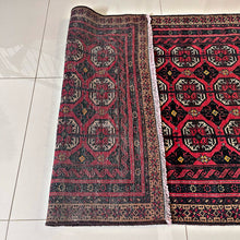 1940 BALUCH RUG 3’ 3” x 6’ 5” (MED#6406)