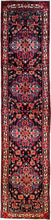 1960 PERSIAN NAHAVAND RUG 3’ 6” x 16’ (RUN.FEA.315)