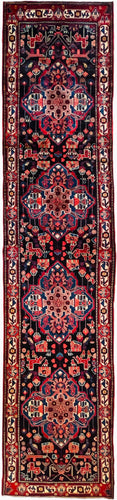 1960 PERSIAN NAHAVAND RUG 3’ 6” x 16’ (RUN.FEA.315)