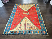 1970 SHIRAZ RUG 4’ 10” x 6’ 7” (MED#206)