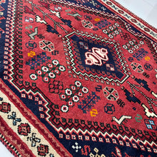 1970 SHIRAZ RUG 3’ 4” x 4’ 7” (MED#165)