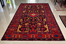 1960 NAHAVAND RUG 5’ 10” x 10’ 7” (LAR.FEA.358)