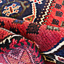 1970 SHIRAZ RUG 3’ 4” x 4’ 10” (MED.244)