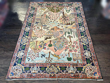 1930 TABRIZ RUG 4’ 7” x 6’ 5” (FEA#790)