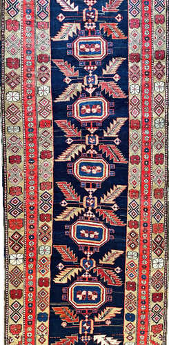 1930 SHAHSAVAN RUG 4’ x 10’ 4” (RUN#6334)