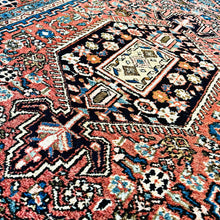 1930 QOLTUQ RUG 4’ 2” x 6’ 3” (MED.FEA.1008)