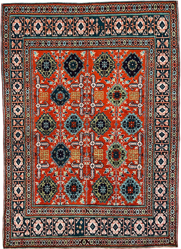 1930 TABRIZ RUG 3’ 1” x 4’ 6” (MED.FEA.896)